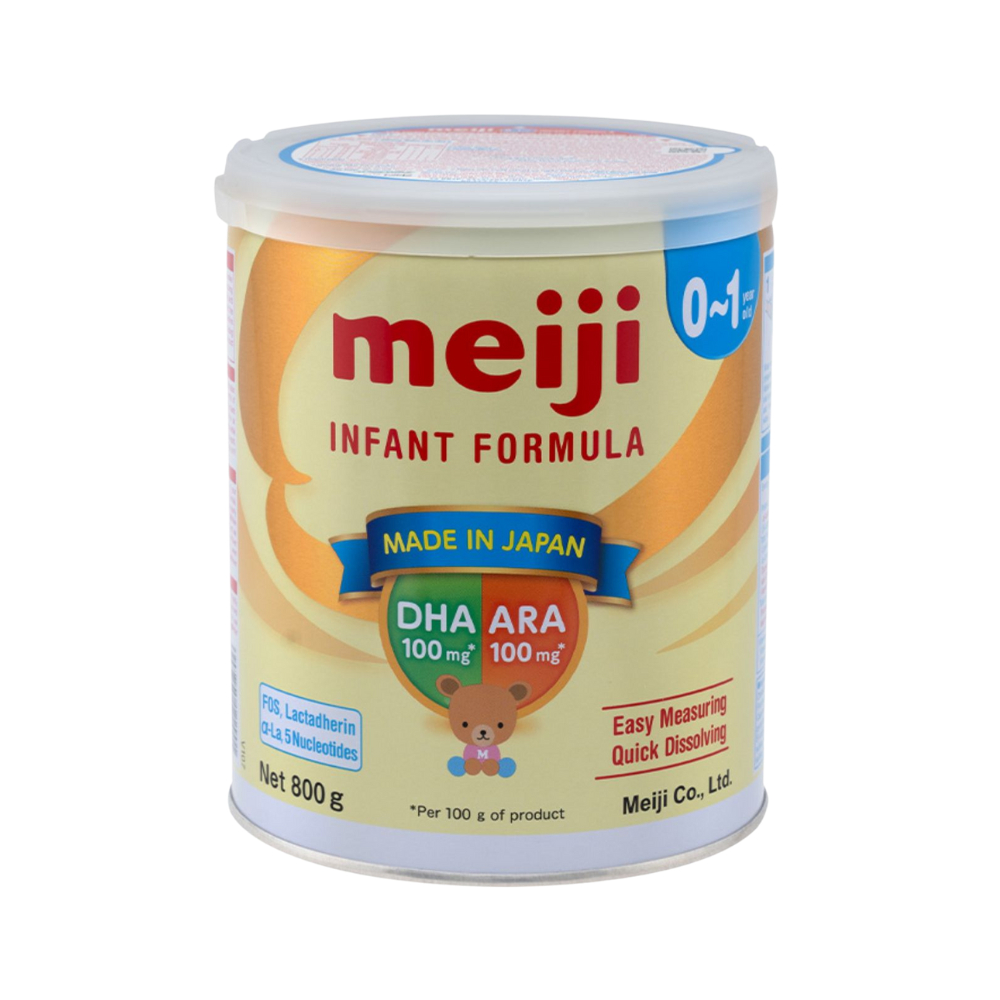 [KOL] Sữa Meiji Infant Growing Up Formula Cho Bé 0-3 Tuổi Nhập Khẩu Hỗ Trợ Tiêu Hóa 800g - Bibo Mart
