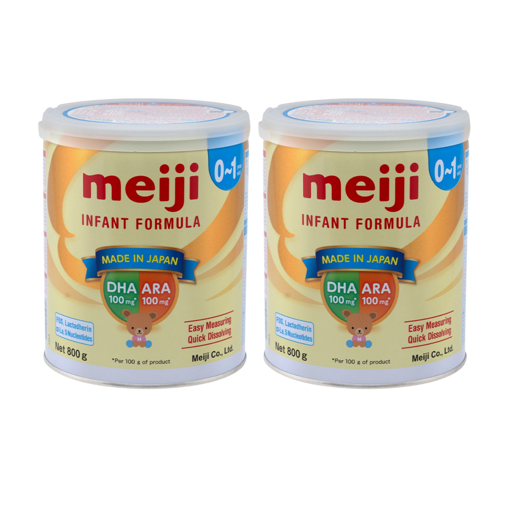 [KOL] Sữa Meiji Infant Growing Up Formula Cho Bé 0-3 Tuổi Nhập Khẩu Hỗ Trợ Tiêu Hóa 800g - Bibo Mart