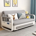 Sofa giường thông minh khung thép sơn tĩnh điện, Ghế Sofa giường gấp gọn đa năng có ngăn chứa đồ hàng nhập nguyên kiện — ảnh 4
