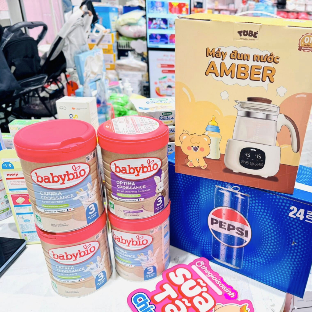 [🔥DEAL SỐC CÓ HẠN🔥] Babybio Sữa Dê Công Thức Số 1,2,3 Dinh Dưỡng Hữu Cơ 800g - Milk TGSS
