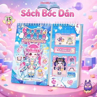 Sách Dreamy Fashion - Thời trang vũ trụ (Bóc dán hơn 200+ sticker sáng tạo cho bé gái)