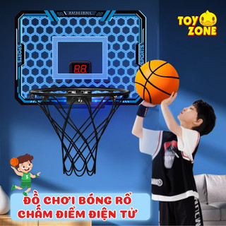 Đồ Chơi Bóng Rổ Treo Tường Tính Điểm Tự Động Có Âm Thanh, Ánh Sáng Vui Nhộn - Đồ Chơi Vận Động Cho Bé Phát Triển Tại Nhà
