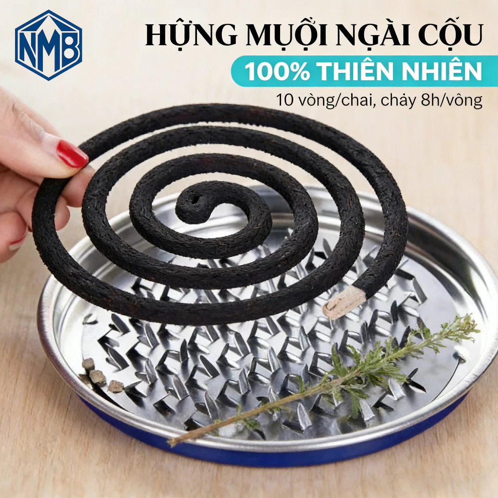 Nhang Ngải Cứu Đuổi Muỗi Tự Nhiên - Hiệu Quả Lâu Dài, Đuổi Muỗi Hiệu Quả , Ít Khói