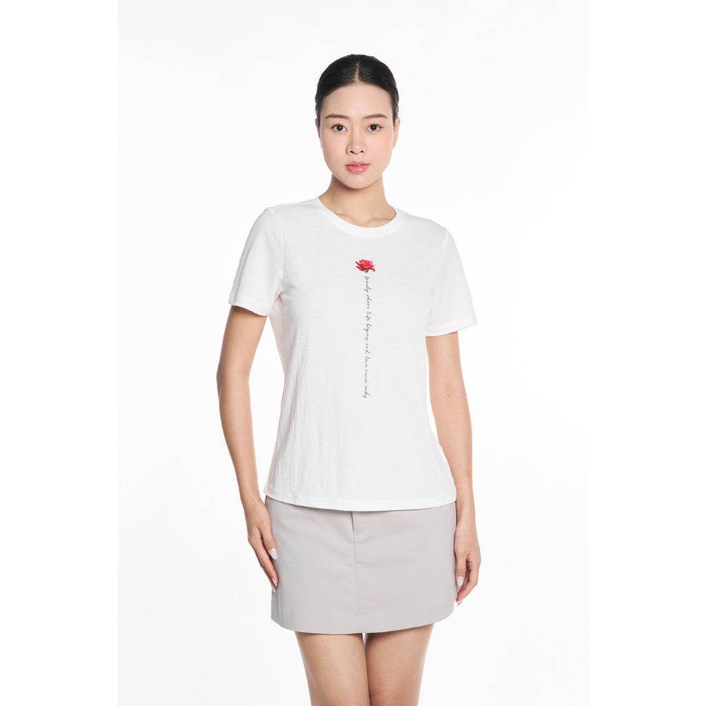 Áo Thun Graphic Nữ Tay Ngắn Ninomaxx 2510019