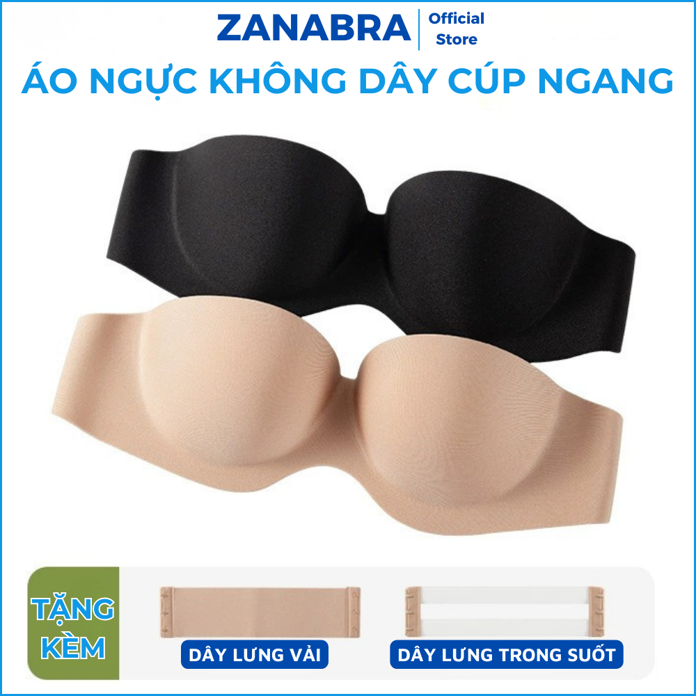 [MẪU MỚI 2026] Áo Ngực Su Đúc Không Gọng Nâng Ngực Siêu Đẩy Tạo Khe, Áo Lót Nữ Mặc Áo Dài Không Lộ Viền ZANABRA A218