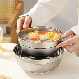 Tô chén bát inox kiểu Hàn Quốc 2 lớp cách nhiệt Chubby Chef  Hàng chính hãng inox cao cấp đủ kích cỡ bát nhà hàng