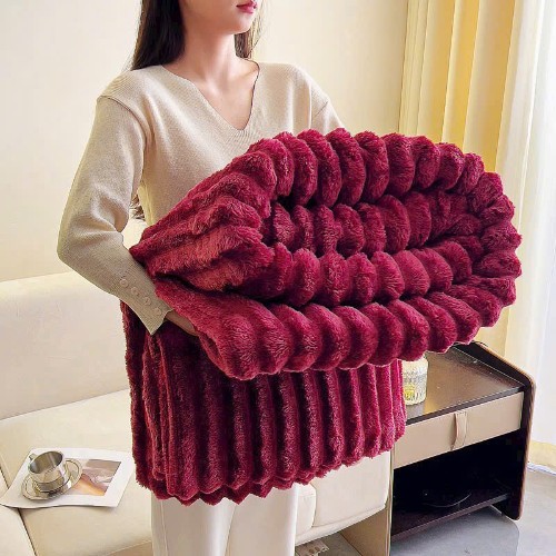 Chăn lông tăm plus mềm mại ấm áp thoải mái kích thước 2mx2m3 An Như Bedding, nặng 1,3kg