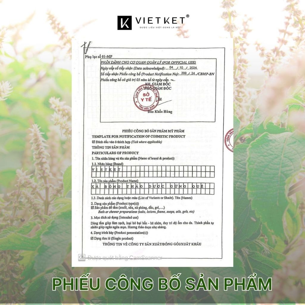 Xà Bông Tắm Dầu Dừa, Mù u, Gừng Quế VIETKET 100g - Sạch Ghét, Giảm Mụn, Sáng Da, Duy Trì Độ Ẩm, Không Nhờn Rít