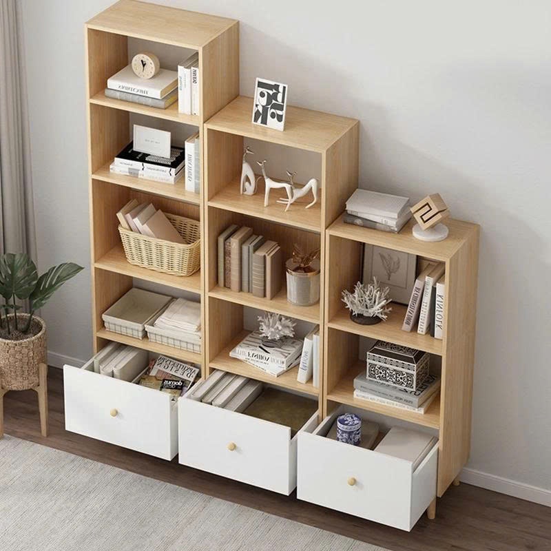 Kệ Tủ sách gỗ 3 4 5 tầng cao cấp decor bàn làm việc phong cách Nordic thương hiệu ILUMIA - GP144 | BigBuy360 - bigbuy360.vn