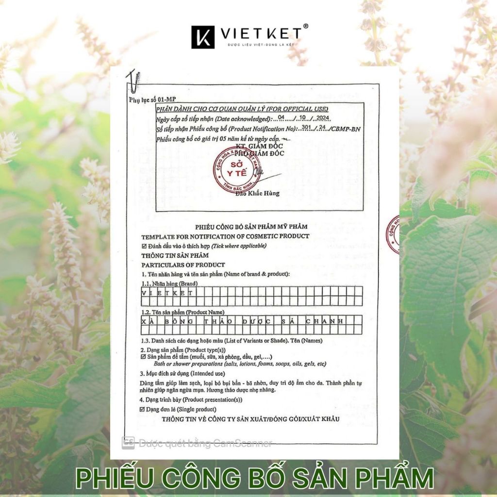 Xà Bông Tắm Dầu Dừa, Mù U, Sả Chanh VIETKET 100g - Giúp Sạch Ghét, Sáng Da, Giảm Mụn, Mờ Thâm, Dưỡng Ẩm, Không Nhờn Rít