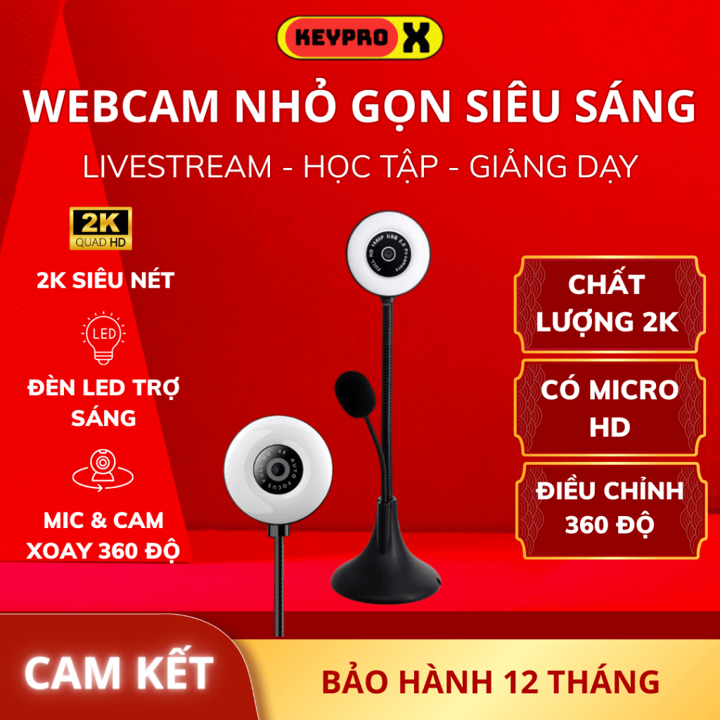 Webcam có mic xoay 360 A09 FULL HD NEW 2025 cao cấp dùng học tập, live camera trên pc laptop