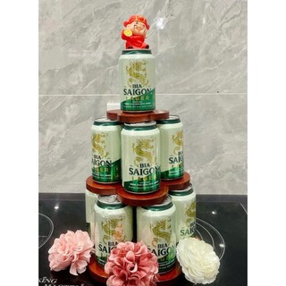 [Giá XƯỞNG] Combo 2 Tháp Gỗ Hình Hoa Mai YATASMART – Đồ Gỗ Sơn Pu Cao Cấp Trang Trí Bàn Thờ