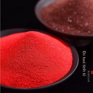 Chu Sa Thiên Nhiên Hũ 100g Bột & Hạt Chu Sa Vật Phẩm Phong Thủy