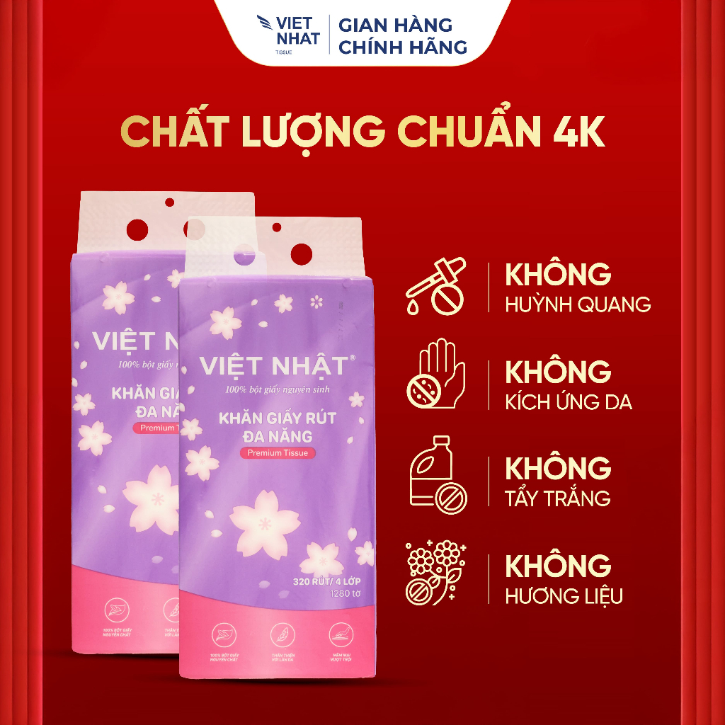 [MUA 1 TẶNG 1] COMBO DÙNG THỬ - 1 Gói Giấy Rút Treo Tường Việt Nhật Tặng 1 Gói Giấy Rút Nhỏ Thấm Hút Tốt (Kèm Móc Treo)