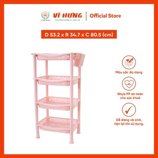 Kệ Chữ Nhật Đa Năng Cỡ Lớn Vĩ Hưng - Kệ Úp Chén Nhựa PP Dày Dặn, Kèm Ống Đựng Muỗng Đũa