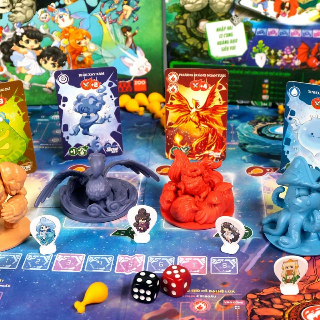 Boardgame Lớp Học Mật Ngữ - Siêu Thú Ngân Hà - Cuộc đua sao chổi