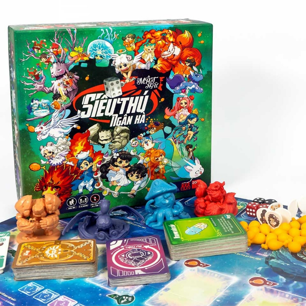 Boardgame Lớp Học Mật Ngữ - Siêu Thú Ngân Hà - Cuộc đua sao chổi