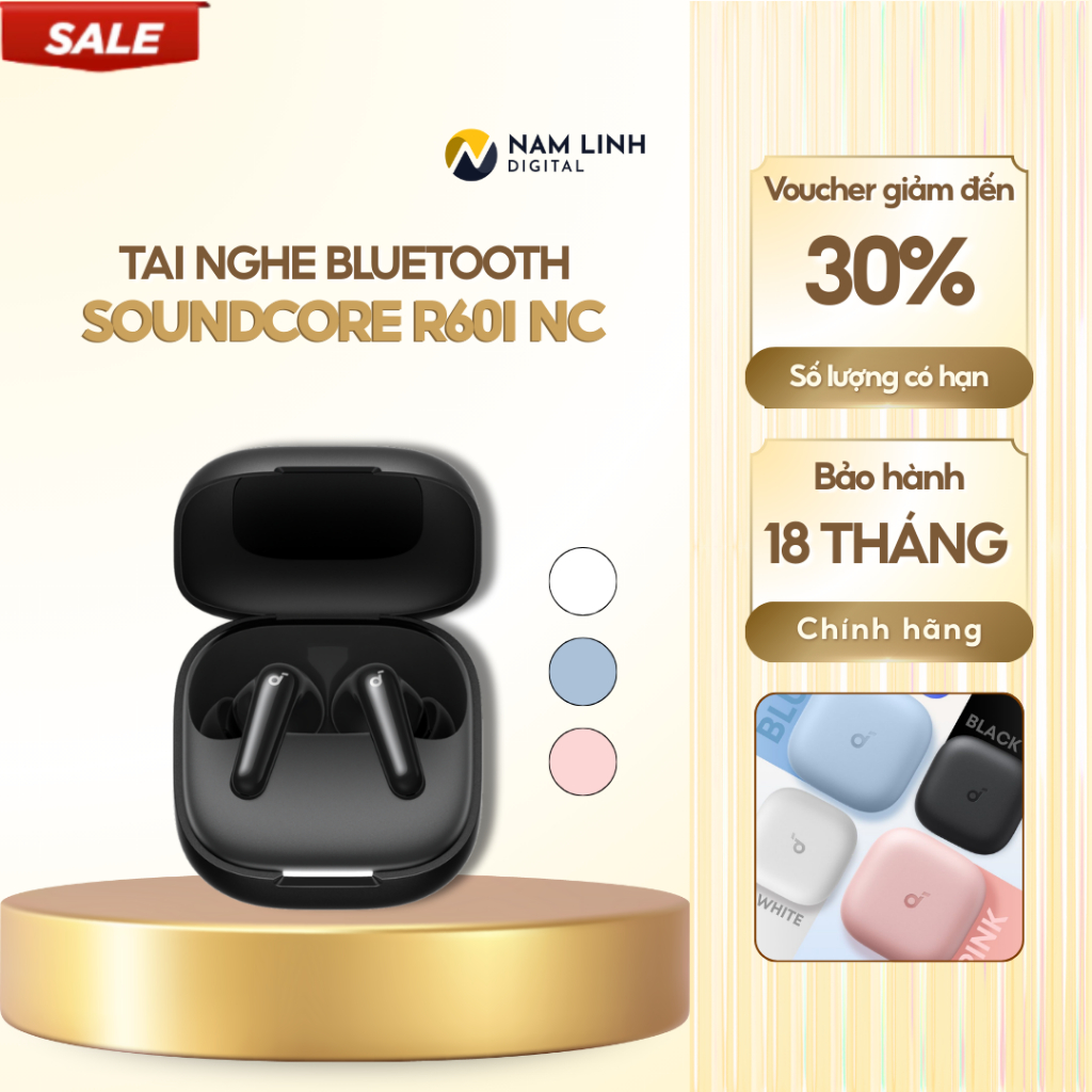 Soundcore R60i NC tai nghe bluetooth khử ồn ANC - Kháng nước & bụi IP55 ...
