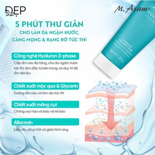 Mặt nạ phục hồi và cấp ẩm chuyên sâu 100ml M.AQUA INTENSE HYDRATING HYALURON MASK | M.Asam Việt Nam