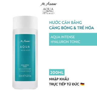 Nước cân bằng căng bóng trẻ hóa da 200ml M.ASAM AQUA INTENSE HYALURON TONIC | M.Asam Việt Nam