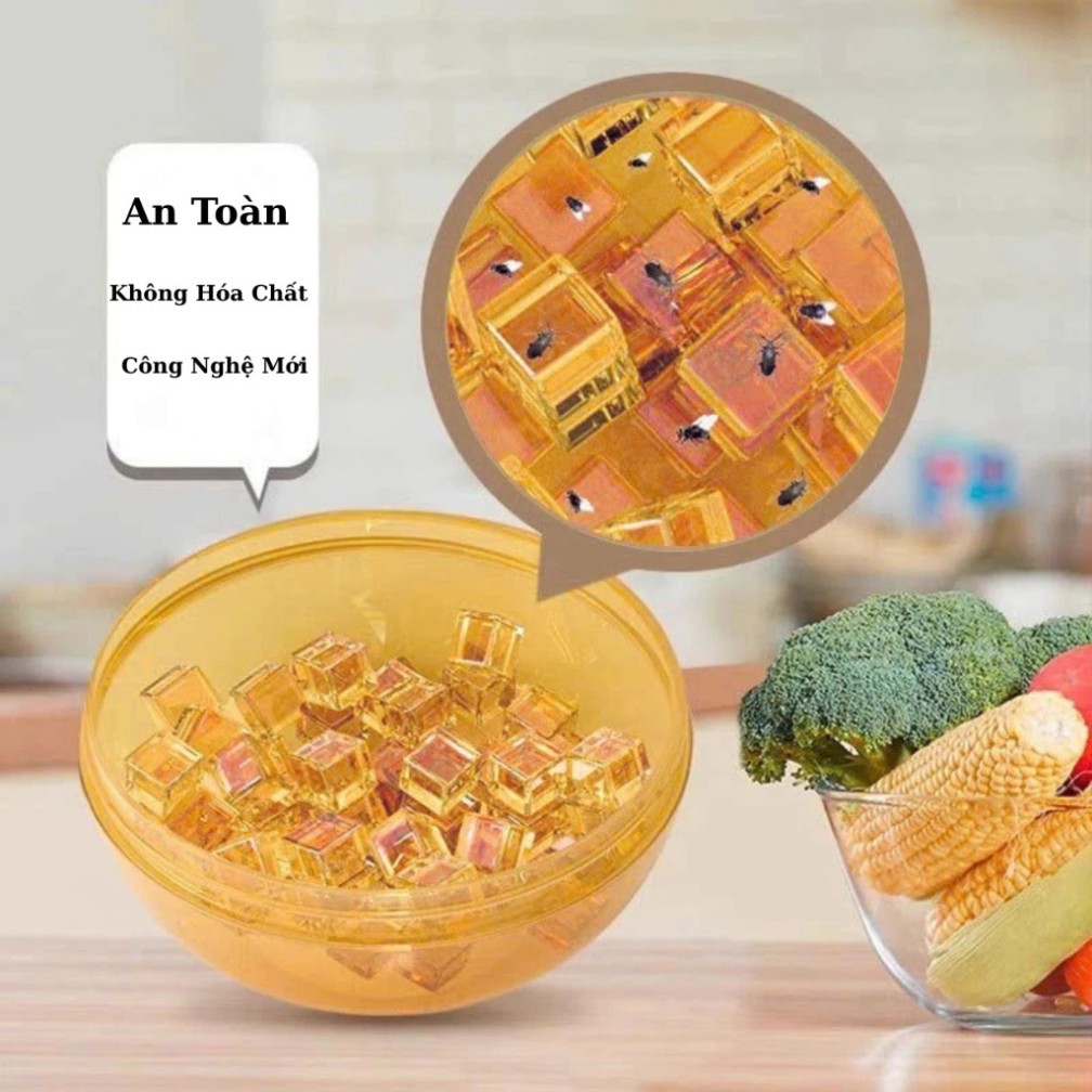 🪰【BẪY DÍNH RUỒI GIẤM】- Fly Catcher (35g) ✅ An Toàn - Không Mùi - Hiệu Quả Cao | Diệt Ruồi Ngay Tại Nhà 🏠