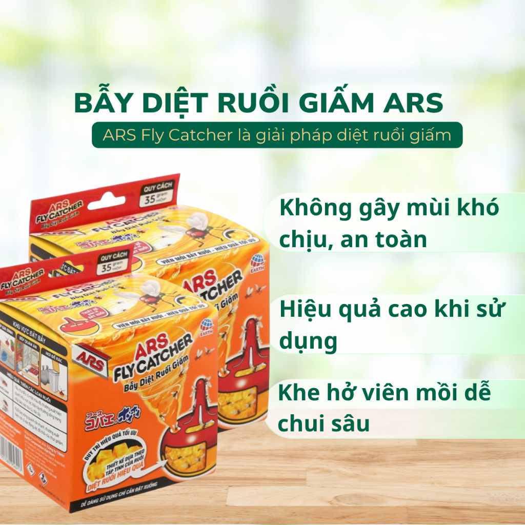 🪰【BẪY DÍNH RUỒI GIẤM】- Fly Catcher (35g) ✅ An Toàn - Không Mùi - Hiệu Quả Cao | Diệt Ruồi Ngay Tại Nhà 🏠