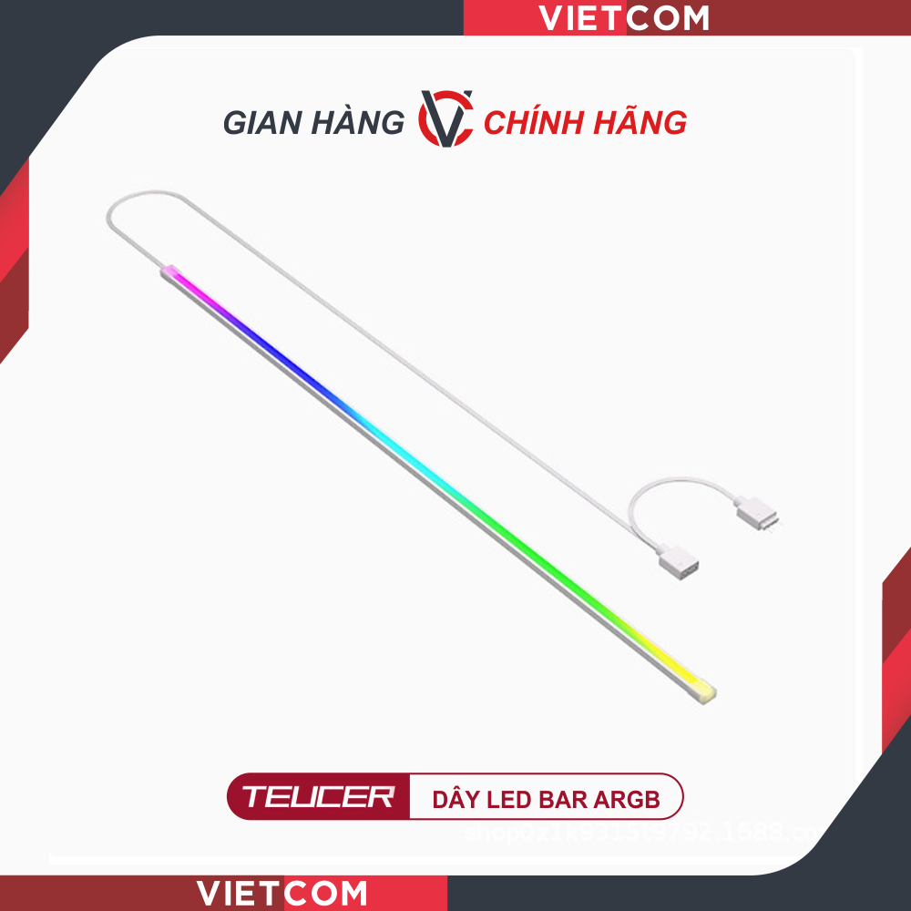 Dây Led Bar Teucer 40CM - LED ARGB đồng bộ Main/Hub | Shopee Việt Nam