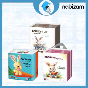 Tã/Bỉm dán quần Nabizam Ultra đủ size S44/M40/L32/XL26/2XL22/3XL20 nội địa Hàn đủ cho bé 3-20kg MECAHEO
