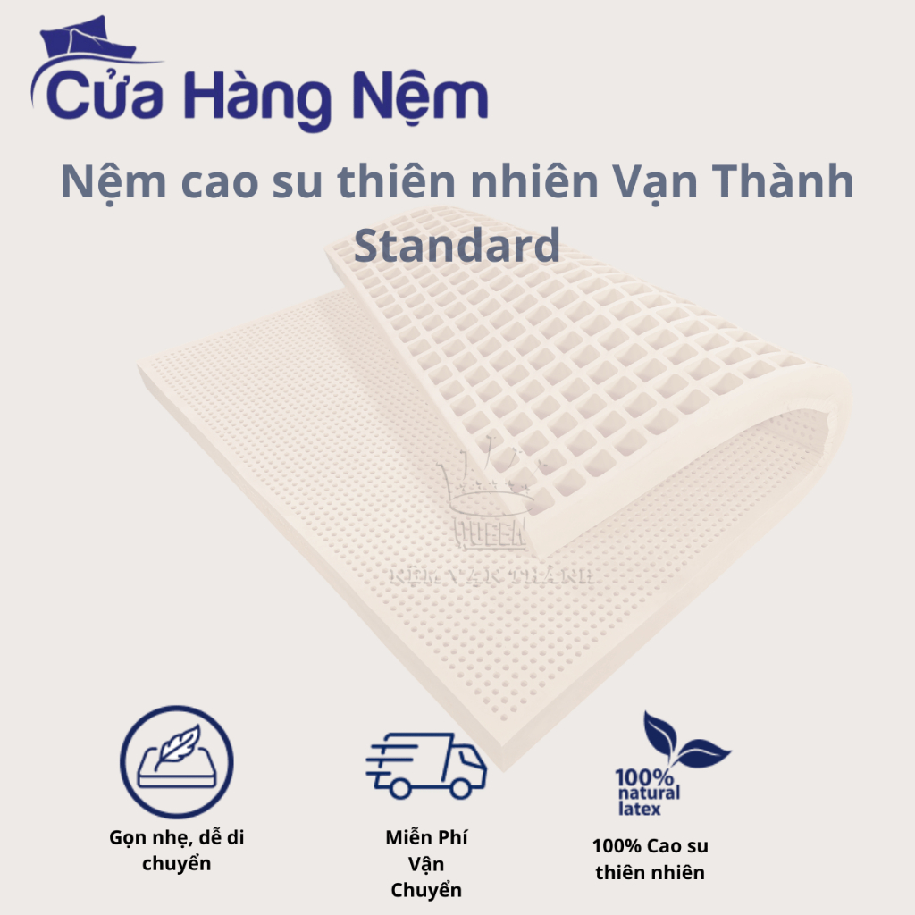 Nệm Cao Su Thiên Nhiên Vạn Thành Standard
