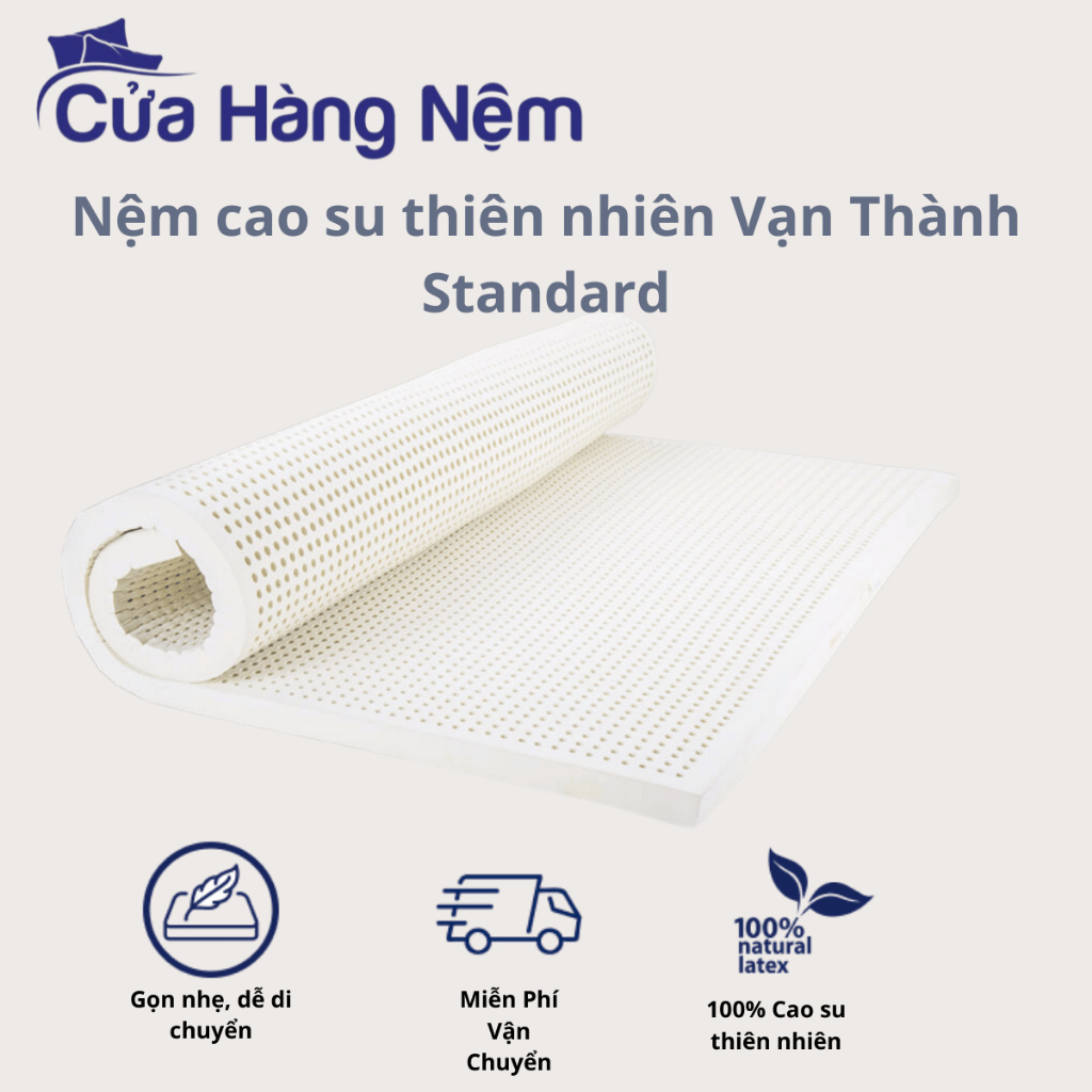 Nệm Cao Su Thiên Nhiên Vạn Thành Standard