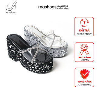 DÉP XUỒNG 10p BẢN TRONG SUỐT DÂY XOÀN ,KIM SA ma shoes D4784