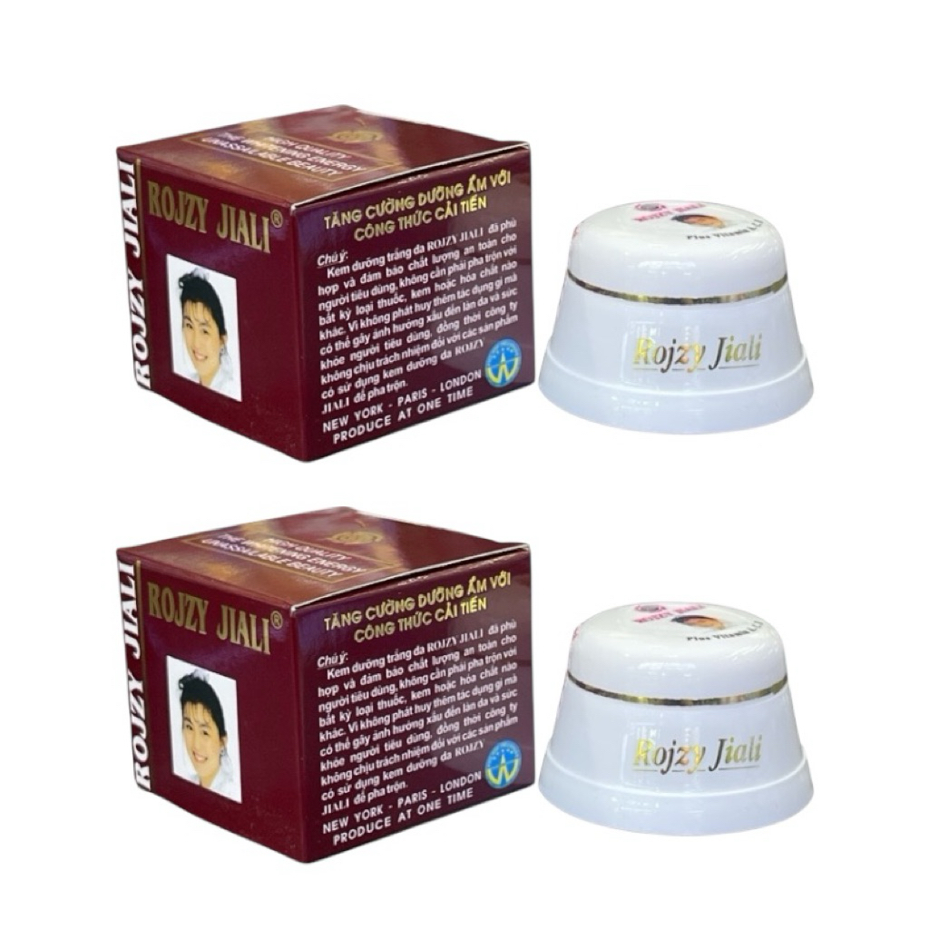 Bán Combo 2 Hộp Kem Trắng Da Rojzy Jiali Hộp 15g Chính Hãng