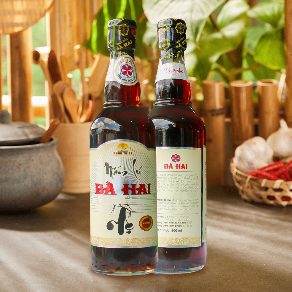 Nước Mắm Lú Bà Hai loại đặt biệt MS40A ( thùng 6chai x 500ml )