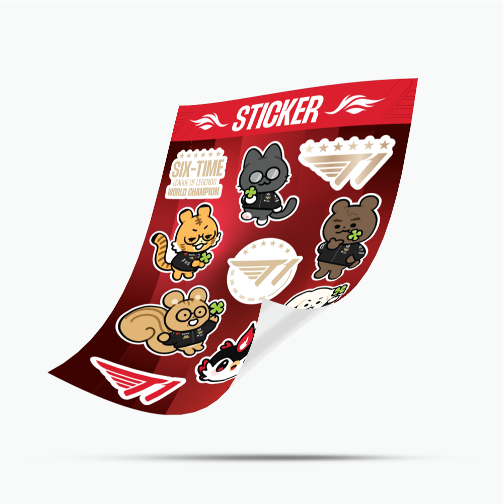 Sticker T1 Esport Dễ Thương Cute A6