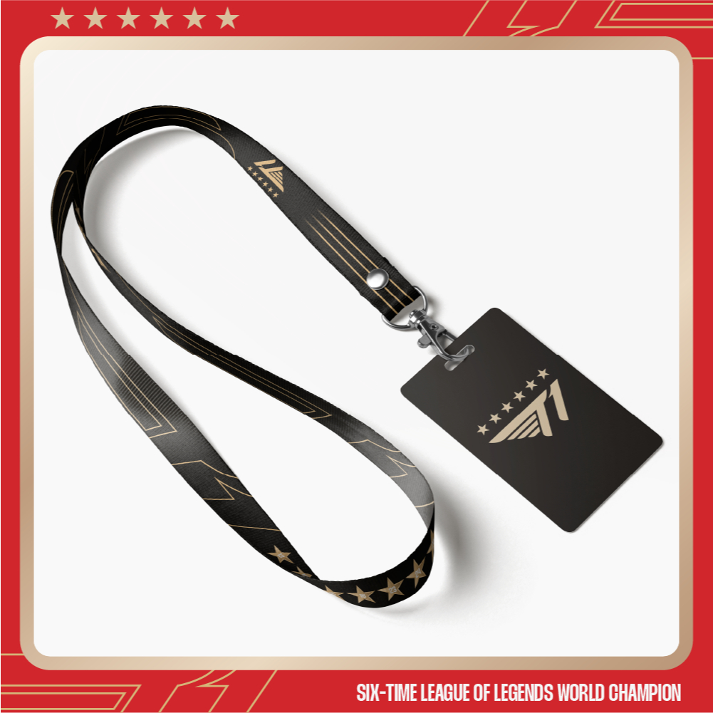 Dây Đeo Thẻ & Điện Thoại Premium – Lanyard T1 6 Sao Esports Phiên Bản Đặc Biệt