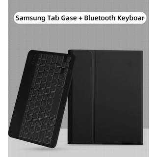Ốp Lưng Bàn Phím Cho Samsung Galaxy Tab S7+ S8+ S9+ S9FE+ S10 Plus 12.4 (màu đen)