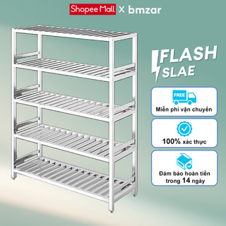 Kệ inox nhà bếp cao cấp Có thể chịu tải 500kg Kệ để đồ dễ lắp ráp bền bỉ Kệ bếp inox