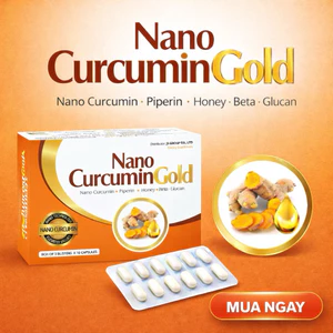 Nano Curcumin Gold YHDT – Hỗ trợ dạ dày, hỗ trợ tiêu hóa – Hộp 30 viên