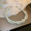 Vòng cổ ngọc đa lớp, vòng xoắn 4 Lớp Ngọc trai De Merci Accessories nhân tạo siêu sang đẹp DC051