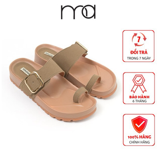 DÉP NỮ SỎ NGÓN KHÓA VUÔNG DA LỘN NĂNG ĐỘNG TRẺ TRUNG D4743