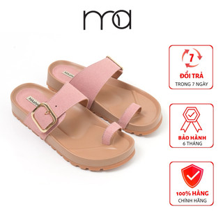 DÉP NỮ SỎ NGÓN KHÓA VUÔNG DA LỘN NĂNG ĐỘNG TRẺ TRUNG D4743