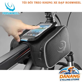 Túi Treo Khung Xe Đạp ROSWHEEL – Túi Đôi, Đựng Điện Thoại