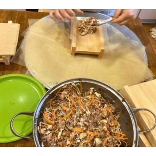 Khuôn gói nem, chả gỗ tự nhiên