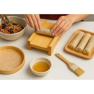Khuôn gói nem, chả gỗ tự nhiên