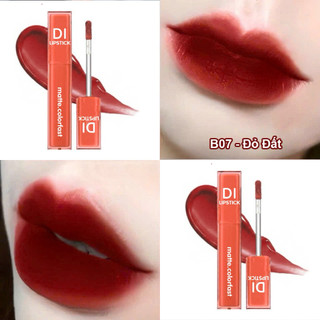 MUA 2 TẶNG 1 | Son DI Cosmetic B07 Đỏ Đất – Không Trôi, Không Khô Môi