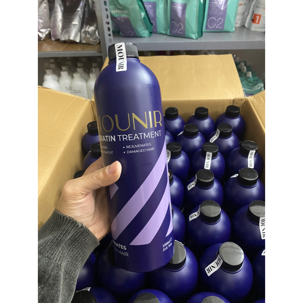 Keratin Mounir chính hãng 1000ml ,dành tóc tóc yếu nát ,phục hồi hư tổn