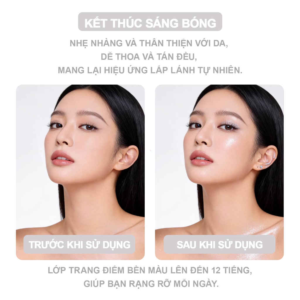 (NEW)Xịt Nhũ Body Bắt Sáng Lấp Lánh Highlight Dạng Xịt Tạo Khối Phấn Phủ Nhũ Cho Mặt Body Nhỏ Gọn Dễ Mang