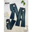 Quần Jeans Nữ Lưng Cao Ống Loe Dài Tôn Dáng