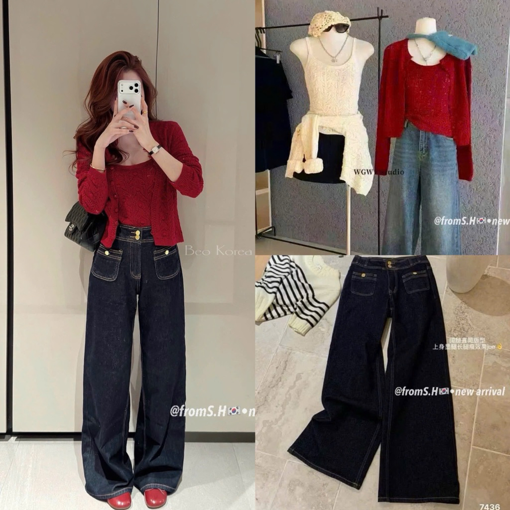 [𝐒𝐮𝐙𝐲] Set Len 2 Dây WEGE + Chân Váy QCCC Loại 1