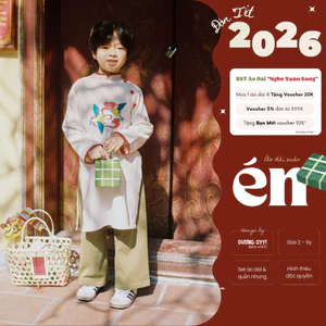 ÉN 2026 - Set áo dài quần nhung bé trai size 12-40kg | Dương Oyy 011224208